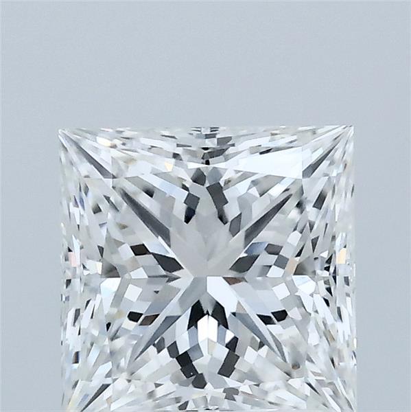 2.00 Carat Princess Shaped, Ideal Cut, F Color, VVS2 Clarity, IGI Certified Lab Grown Diamond