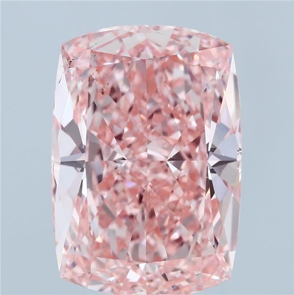 6.01 Carat Cushion Shaped, Ideal Cut, FANCY VIVID PINK Color, VS2 Clarity, IGI Certified Lab Grown Diamond