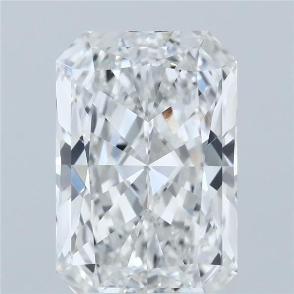 4.01 Carat Radiant Shaped, Ideal Cut, E Color, VVS2 Clarity, IGI Certified Lab Grown Diamond
