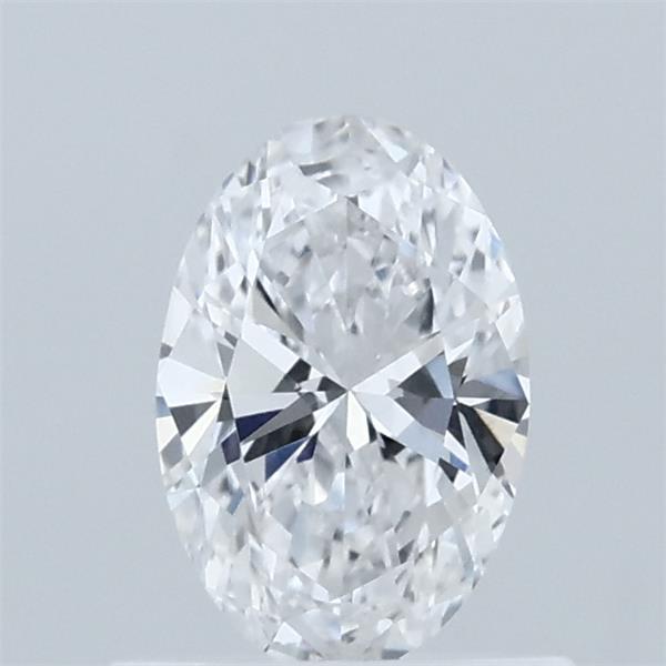 0.61 Carat Oval Shaped, Ideal Cut, D Color, VVS2 Clarity, IGI Certified Lab Grown Diamond