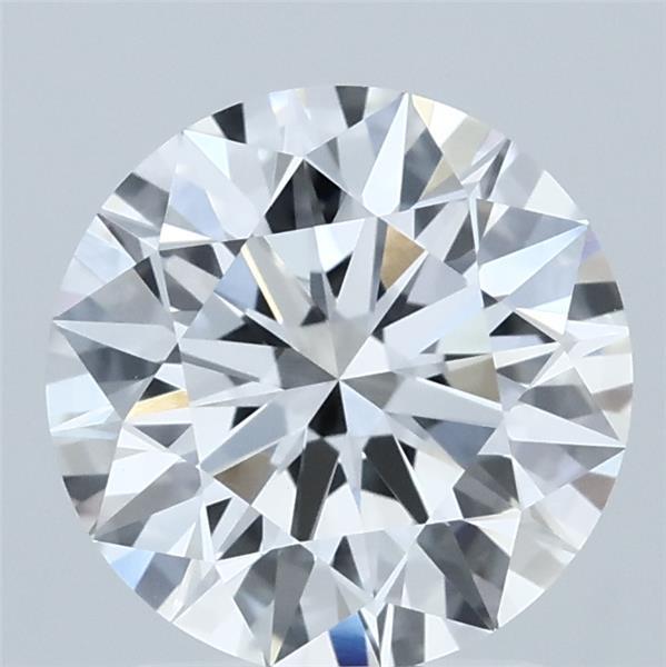 2.06 Carat Round Shaped, Ideal Cut, D Color, VVS2 Clarity, IGI Certified Lab Grown Diamond