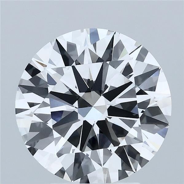 3.77 Carat Round Shaped, Ideal Cut, E Color, VVS2 Clarity, IGI Certified Lab Grown Diamond