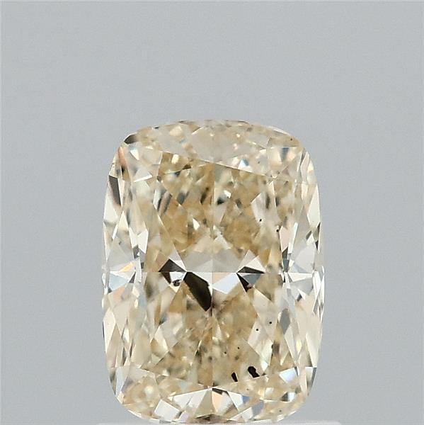 1.15 Carat Cushion Shaped, Ideal Cut, FANCY INTENSE YELLOW Color, SI1 Clarity, IGI Certified Lab Grown Diamond