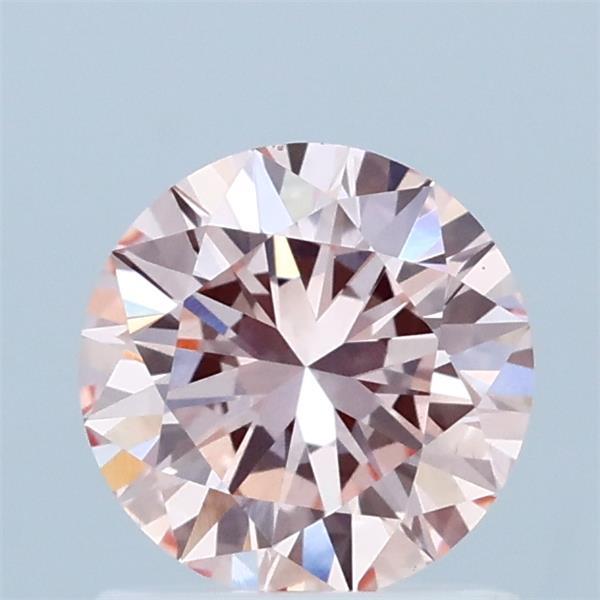 1.00 Carat Round Shaped, Very Good Cut, FANCY INTENSE PINK Color, VS1 Clarity, IGI Certified Lab Grown Diamond