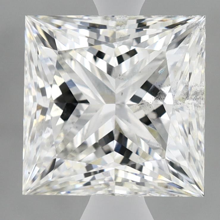 3.01 Carat Princess Shaped, Ideal Cut, F Color, SI1 Clarity, IGI Certified Lab Grown Diamond