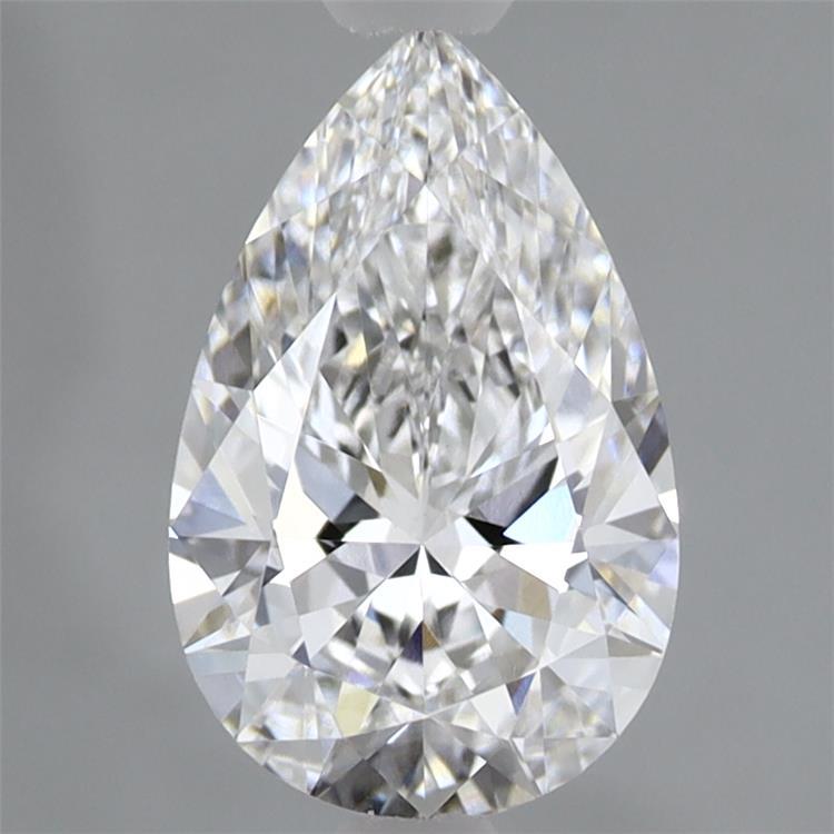 1.38 Carat Pear Shaped, Ideal Cut, D Color, VVS2 Clarity, IGI Certified Lab Grown Diamond