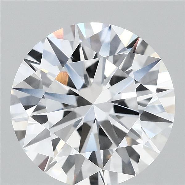 3.27 Carat Round Shaped, Ideal Cut, D Color, VVS1 Clarity, IGI Certified Lab Grown Diamond