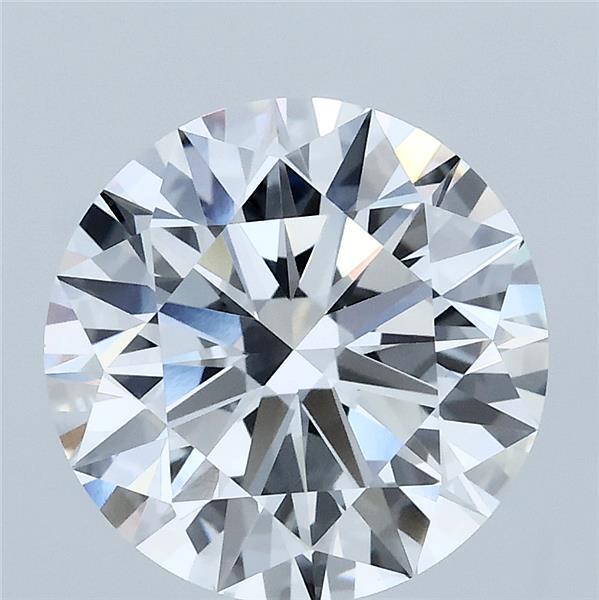 3.35 Carat Round Shaped, Ideal Cut, D Color, VVS2 Clarity, IGI Certified Lab Grown Diamond