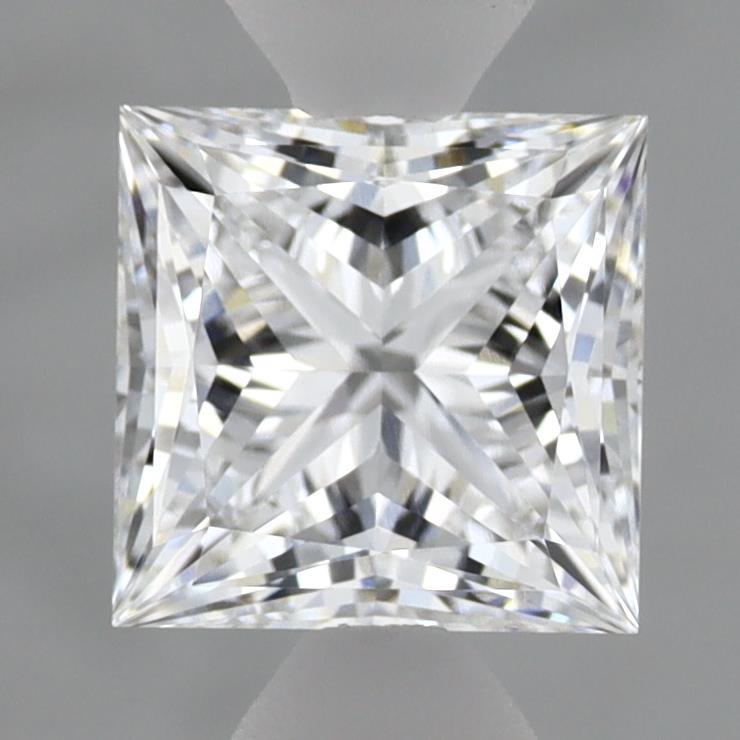 1.53 Carat Princess Shaped, Ideal Cut, D Color, VVS1 Clarity, IGI Certified Lab Grown Diamond