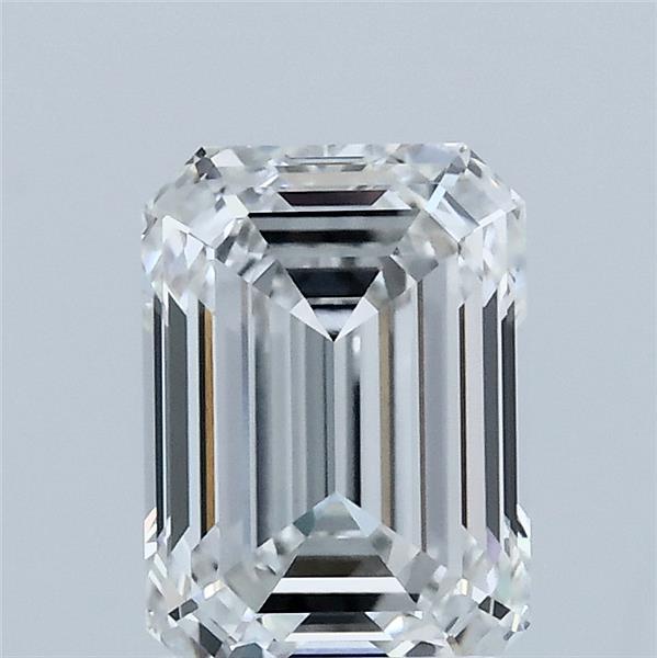 1.75 Carat Emerald Shaped, Ideal Cut, E Color, VVS2 Clarity, IGI Certified Lab Grown Diamond
