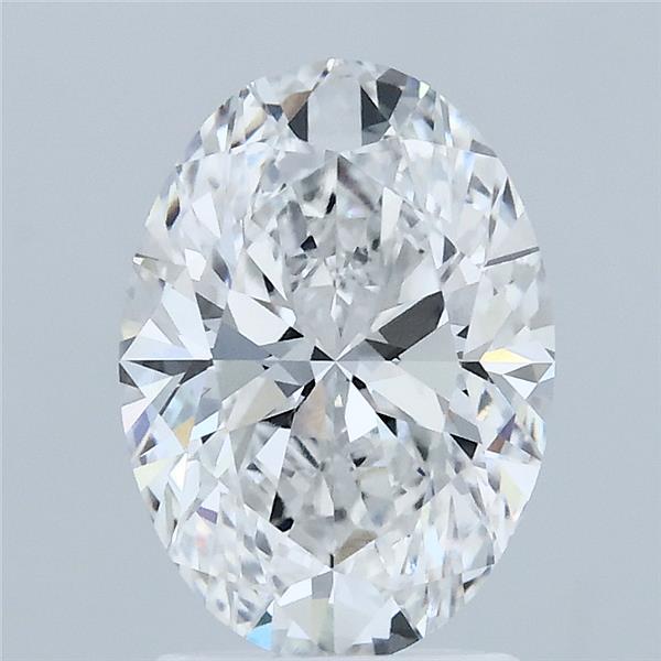 2.06 Carat Oval Shaped, Ideal Cut, E Color, VVS2 Clarity, IGI Certified Lab Grown Diamond