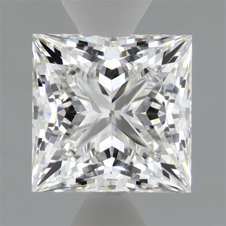 1.56 Carat Princess Shaped, Ideal Cut, E Color, VVS2 Clarity, IGI Certified Lab Grown Diamond