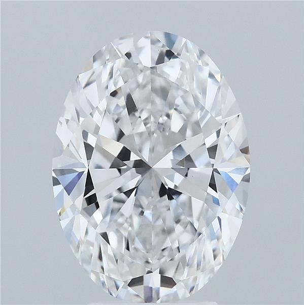 4.00 Carat Oval Shaped, Ideal Cut, E Color, VVS2 Clarity, IGI Certified Lab Grown Diamond