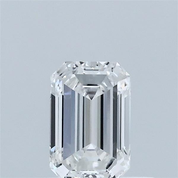 0.56 Carat Emerald Shaped, Ideal Cut, D Color, VVS2 Clarity, IGI Certified Lab Grown Diamond