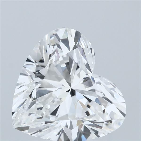 4.02 Carat Heart Shaped, Ideal Cut, E Color, VVS2 Clarity, IGI Certified Lab Grown Diamond