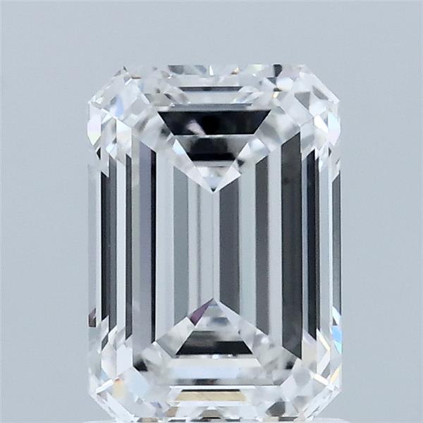 1.51 Carat Emerald Shaped, Ideal Cut, E Color, VVS2 Clarity, IGI Certified Lab Grown Diamond