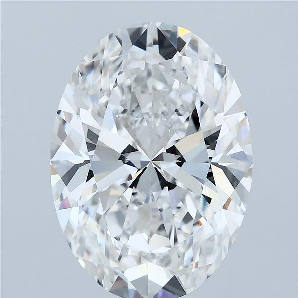 5.76 Carat Oval Shaped, Excellent Cut, E Color, VVS2 Clarity, IGI Certified Lab Grown Diamond