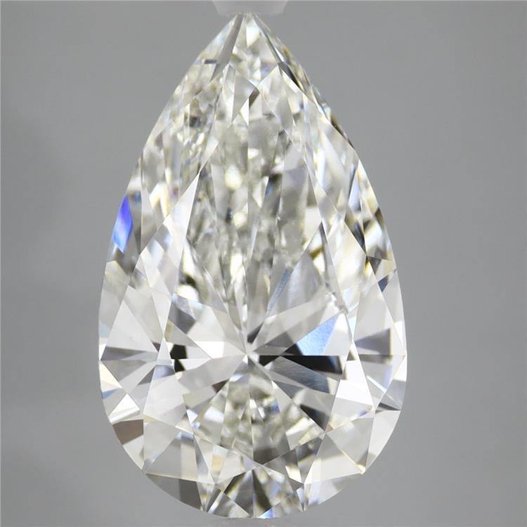 4.69 Carat Pear Shaped, Ideal Cut, G Color, VVS2 Clarity, IGI Certified Lab Grown Diamond