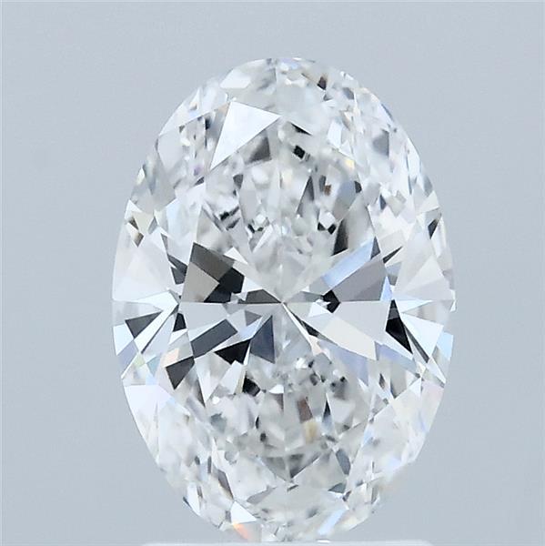 1.50 Carat Oval Shaped, Ideal Cut, E Color, VS1 Clarity, IGI Certified Lab Grown Diamond