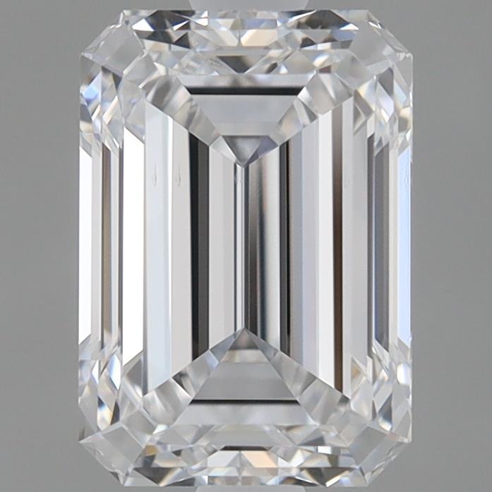 0.98 Carat Emerald Shaped, Ideal Cut, D Color, VS1 Clarity, IGI Certified Lab Grown Diamond