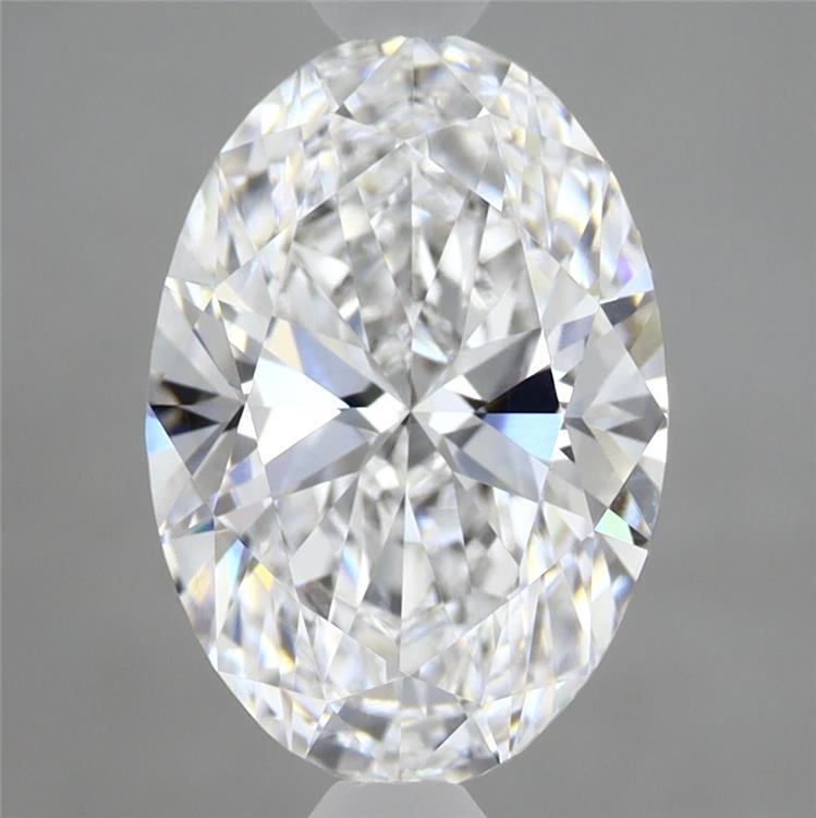 2.57 Carat Oval Shaped, Ideal Cut, D Color, VVS1 Clarity, IGI Certified Lab Grown Diamond
