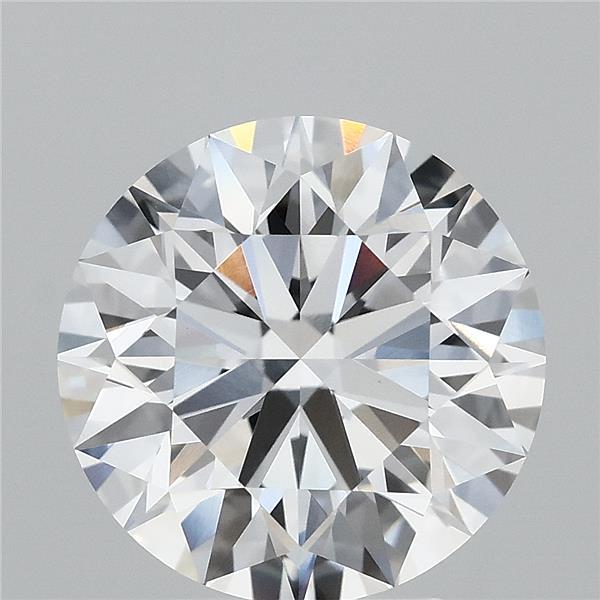 4.05 Carat Round Shaped, Excellent Cut, F Color, VS1 Clarity, GIA Certified Lab Grown Diamond