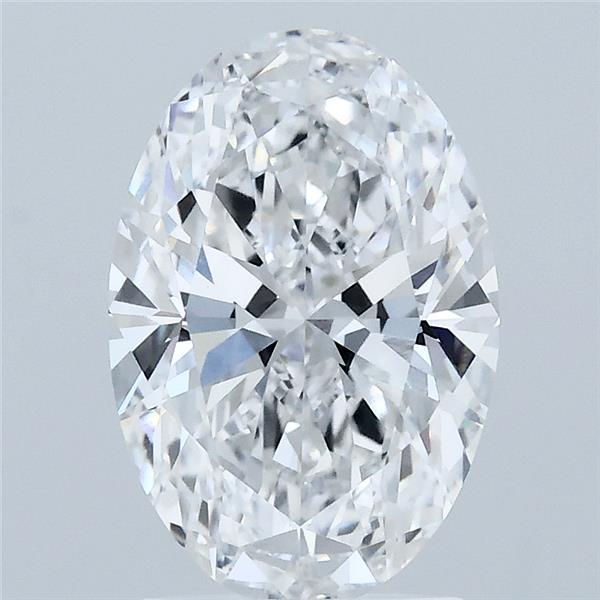 2.02 Carat Oval Shaped, Ideal Cut, D Color, VVS2 Clarity, IGI Certified Lab Grown Diamond