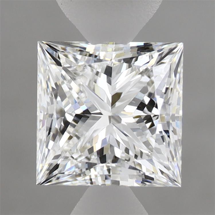 1.59 Carat Princess Shaped, Ideal Cut, D Color, VVS2 Clarity, IGI Certified Lab Grown Diamond