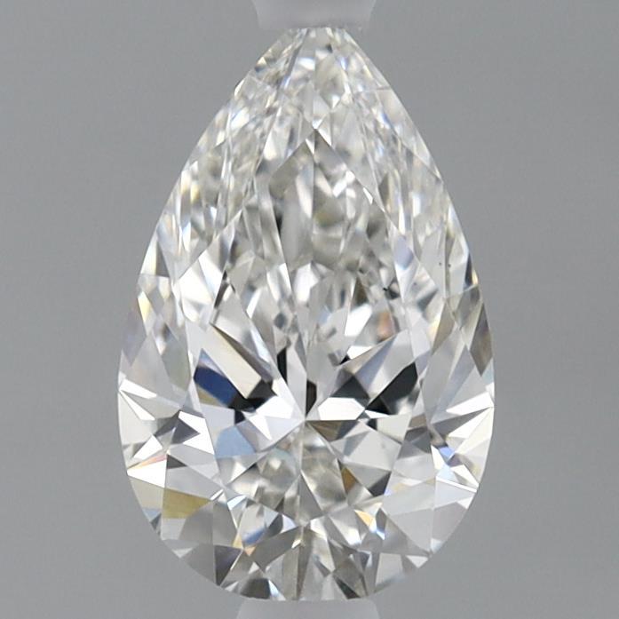 0.97 Carat Pear Shaped, Ideal Cut, F Color, VS1 Clarity, IGI Certified Lab Grown Diamond