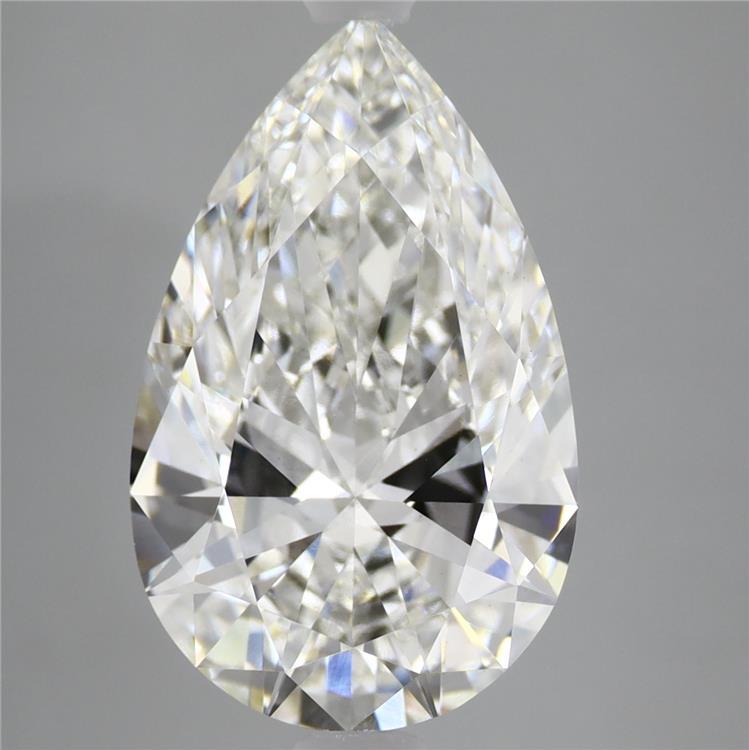 4.64 Carat Pear Shaped, Excellent Cut, F Color, VS1 Clarity, IGI Certified Lab Grown Diamond