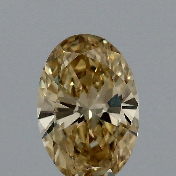 0.33 Carat Oval Shaped, Excellent Cut, FANCY YELLOW Color, VVS2 Clarity, IGI Certified Lab Grown Diamond