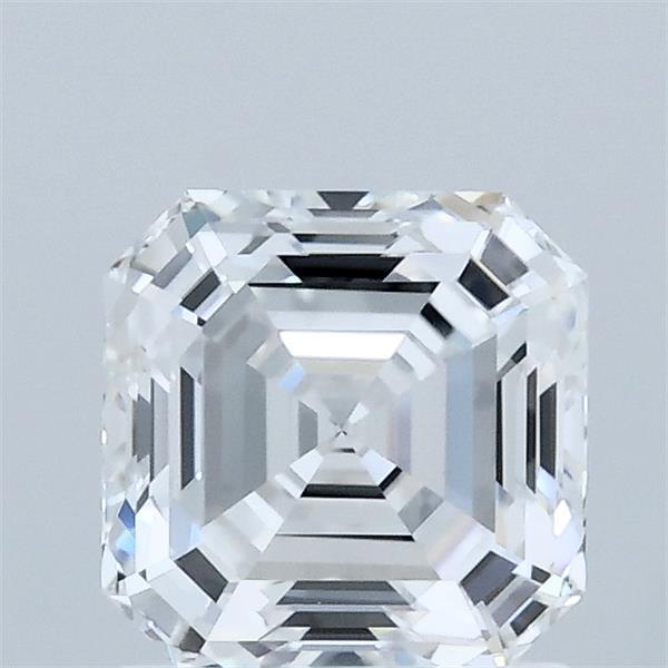 1.37 Carat Asscher Shaped, Ideal Cut, D Color, VVS2 Clarity, IGI Certified Lab Grown Diamond