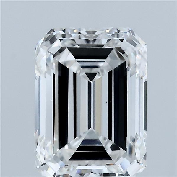 2.52 Carat Emerald Shaped, Ideal Cut, E Color, VS1 Clarity, IGI Certified Lab Grown Diamond