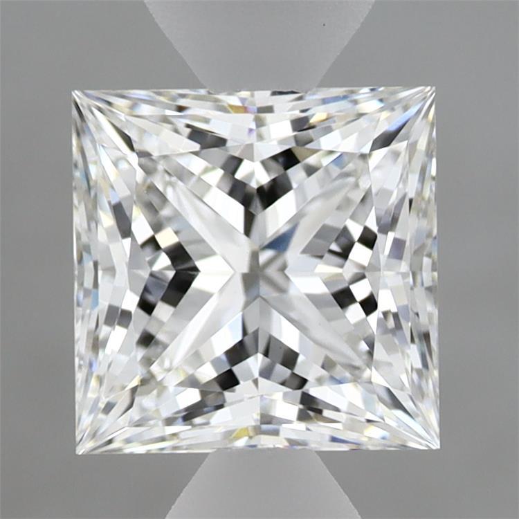 1.98 Carat Princess Shaped, Ideal Cut, F Color, VVS2 Clarity, IGI Certified Lab Grown Diamond