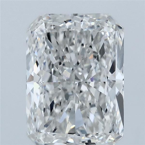 3.08 Carat Radiant Shaped, Ideal Cut, F Color, VS1 Clarity, IGI Certified Lab Grown Diamond