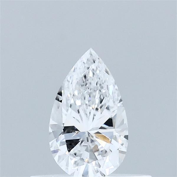 0.34 Carat Pear Shaped, Very Good Cut, D Color, VVS2 Clarity, IGI Certified Lab Grown Diamond