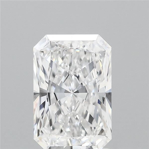 2.12 Carat Radiant Shaped, Ideal Cut, D Color, VS2 Clarity, IGI Certified Lab Grown Diamond
