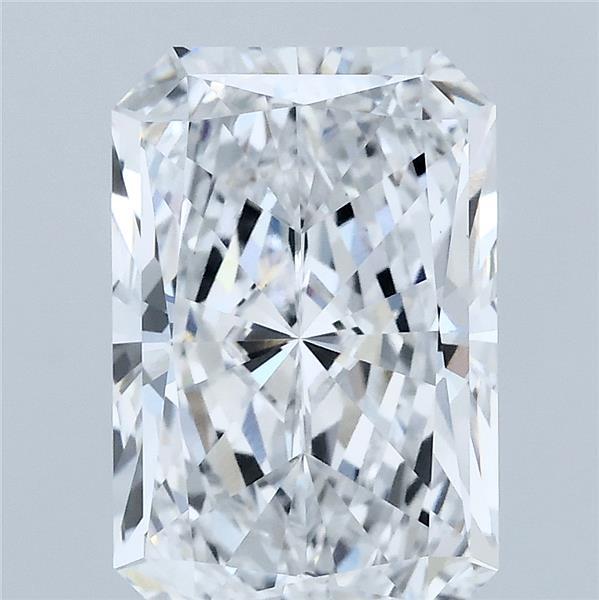 4.00 Carat Radiant Shaped, Excellent Cut, D Color, VVS2 Clarity, IGI Certified Lab Grown Diamond