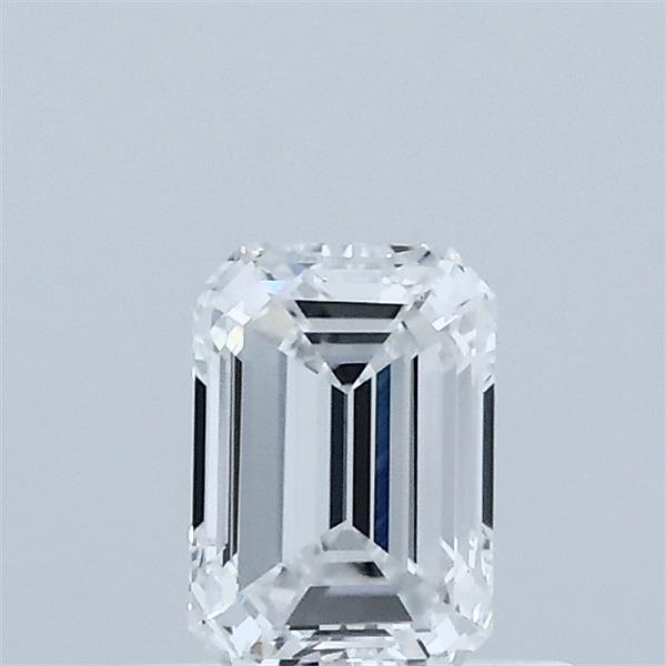 0.55 Carat Emerald Shaped, Ideal Cut, D Color, VVS1 Clarity, IGI Certified Lab Grown Diamond
