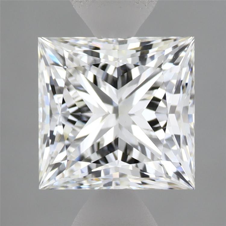 2.73 Carat Princess Shaped, Ideal Cut, E Color, VS1 Clarity, IGI Certified Lab Grown Diamond