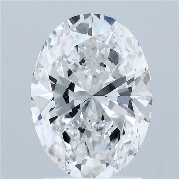 2.01 Carat Oval Shaped, Excellent Cut, D Color, VS1 Clarity, IGI Certified Lab Grown Diamond