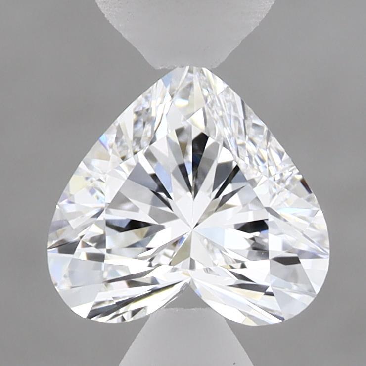 1.06 Carat Heart Shaped, Ideal Cut, D Color, VVS2 Clarity, IGI Certified Lab Grown Diamond
