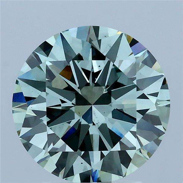 3.00 Carat Round Shaped, Excellent Cut, FANCY VIVID GREEN Color, VS2 Clarity, IGI Certified Lab Grown Diamond