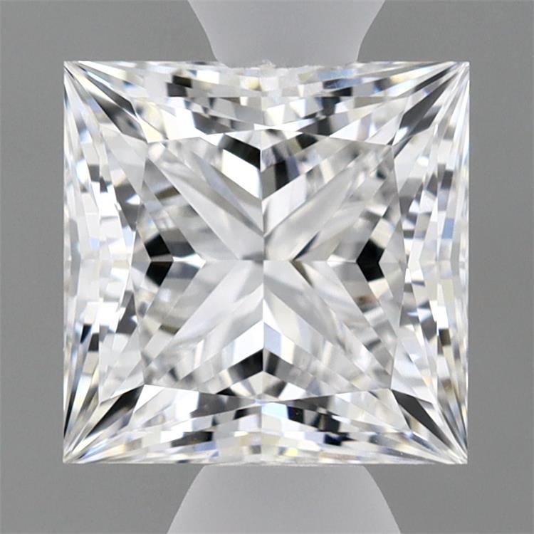 1.54 Carat Princess Shaped, Ideal Cut, D Color, VVS2 Clarity, IGI Certified Lab Grown Diamond