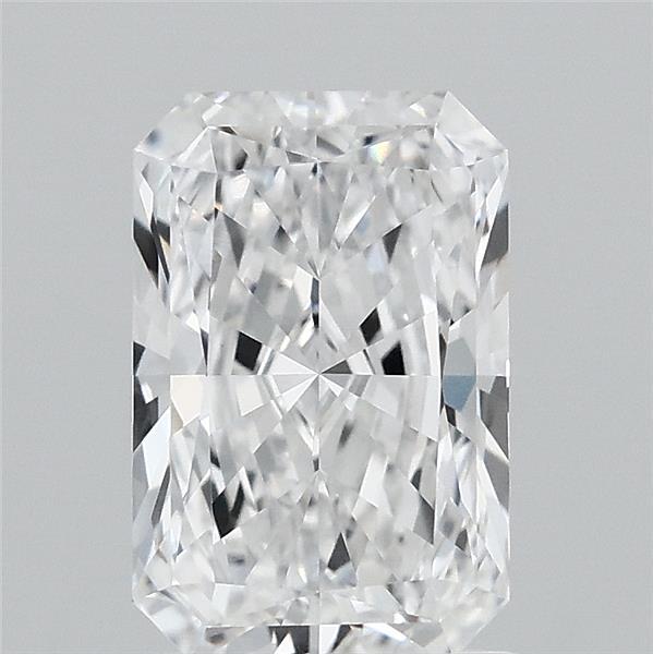 1.76 Carat Radiant Shaped, Ideal Cut, D Color, VVS1 Clarity, IGI Certified Lab Grown Diamond