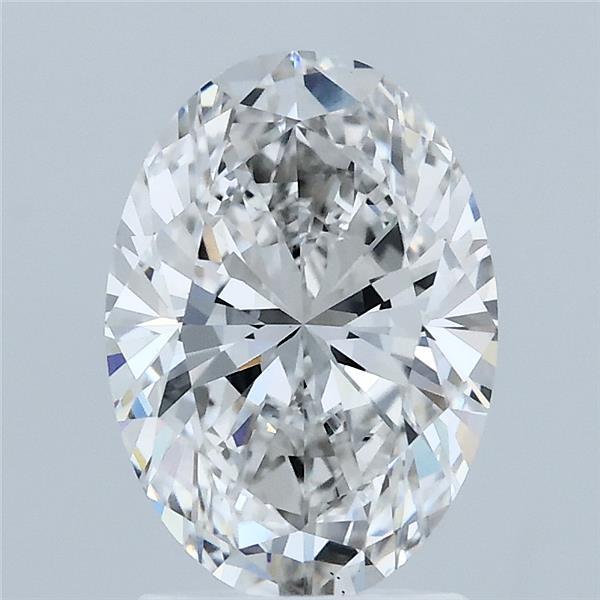 2.06 Carat Oval Shaped, Ideal Cut, F Color, VS1 Clarity, IGI Certified Lab Grown Diamond