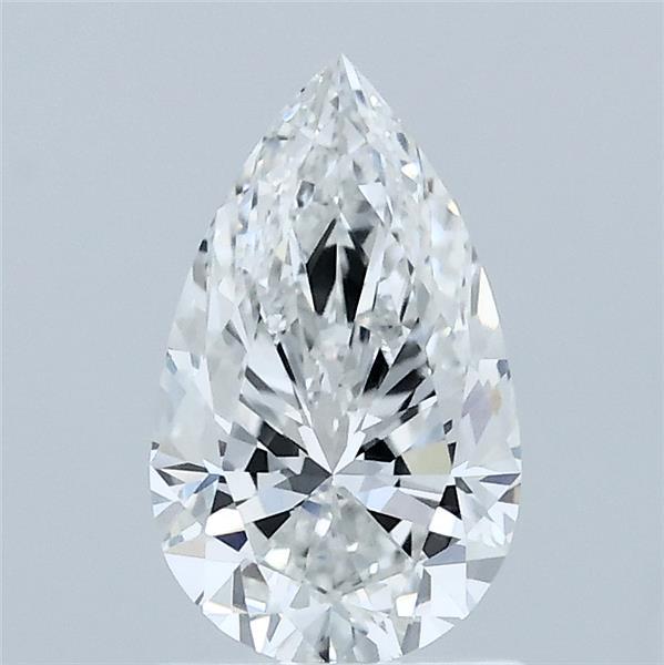 1.03 Carat Pear Shaped, Excellent Cut, F Color, VVS2 Clarity, IGI Certified Lab Grown Diamond