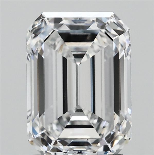 2.53 Carat Emerald Shaped, Ideal Cut, E Color, VVS1 Clarity, IGI Certified Lab Grown Diamond