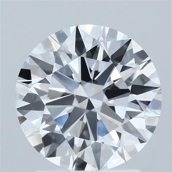 2.08 Carat Round Shaped, Ideal Cut, D Color, VVS2 Clarity, IGI Certified Lab Grown Diamond