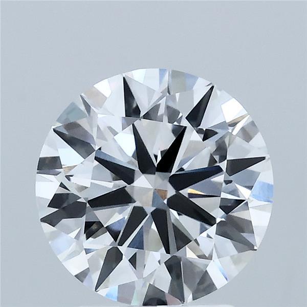 2.05 Carat Round Shaped, Ideal Cut, D Color, VS1 Clarity, IGI Certified Lab Grown Diamond